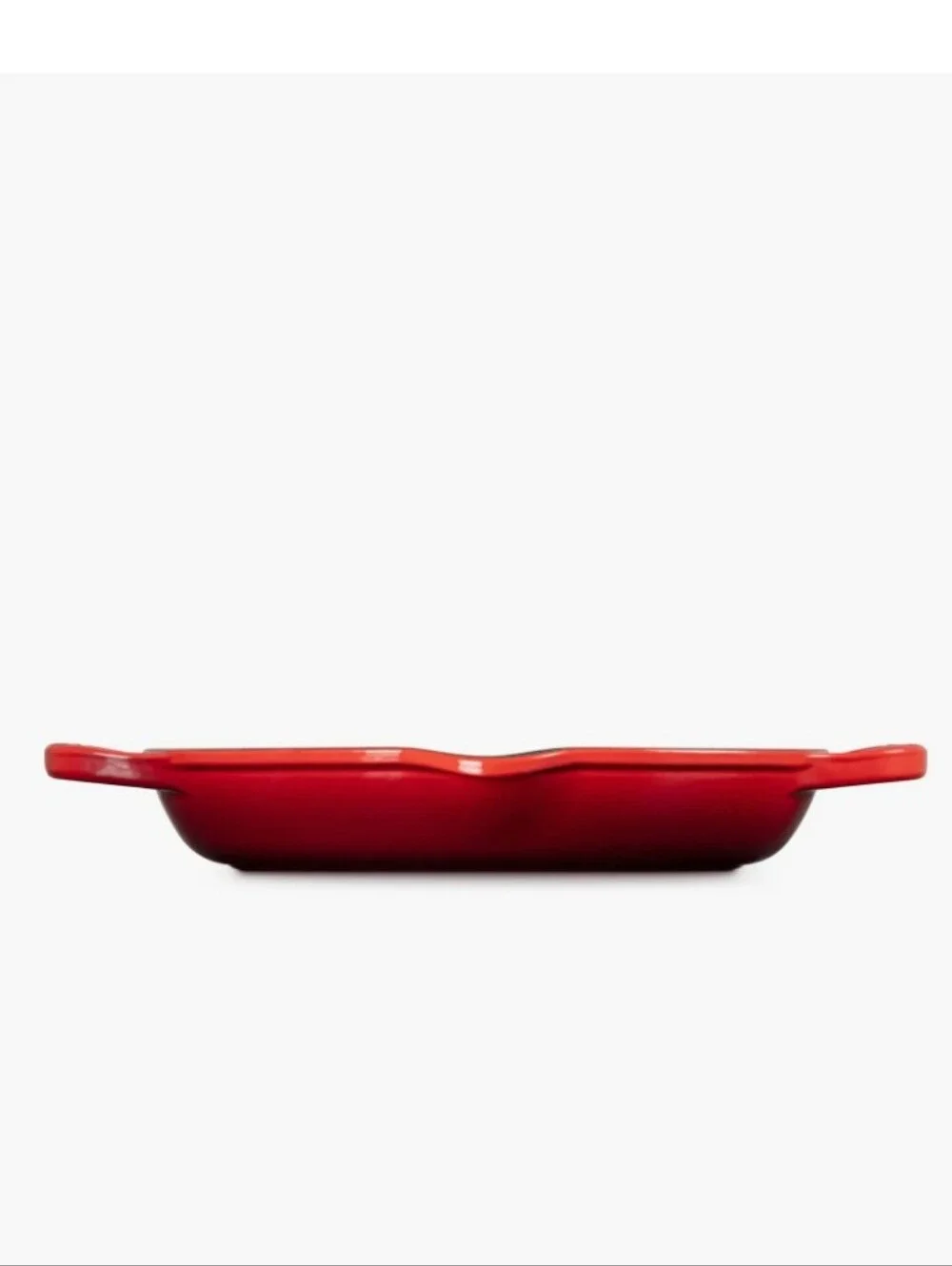 Le Creuset Signature Deep Enamel Cast Iron Grill Pan- Cerise